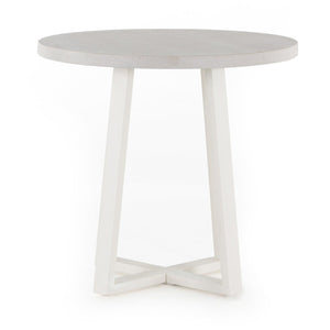 Cyrus 32" Outdoor Round Dining Table Natural Sand OL