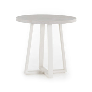 Cyrus 32" Outdoor Round Dining Table Natural Sand OL
