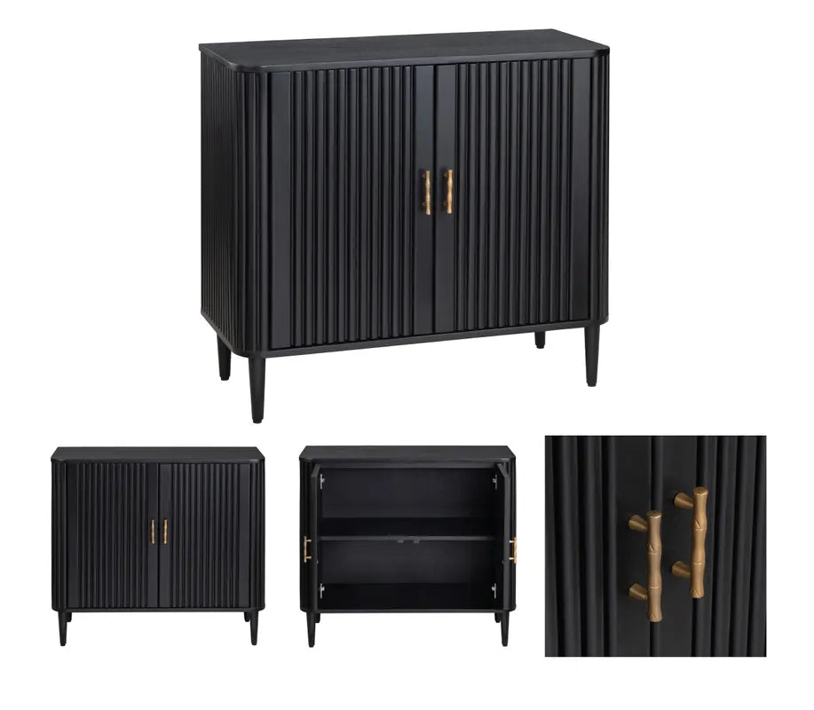 Hampstead Black Two Door Cabinet - OL