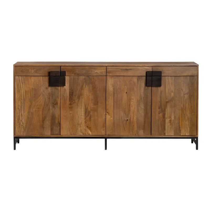 Adventurous 4-Door, 4-Drawer Media Credenza - OL