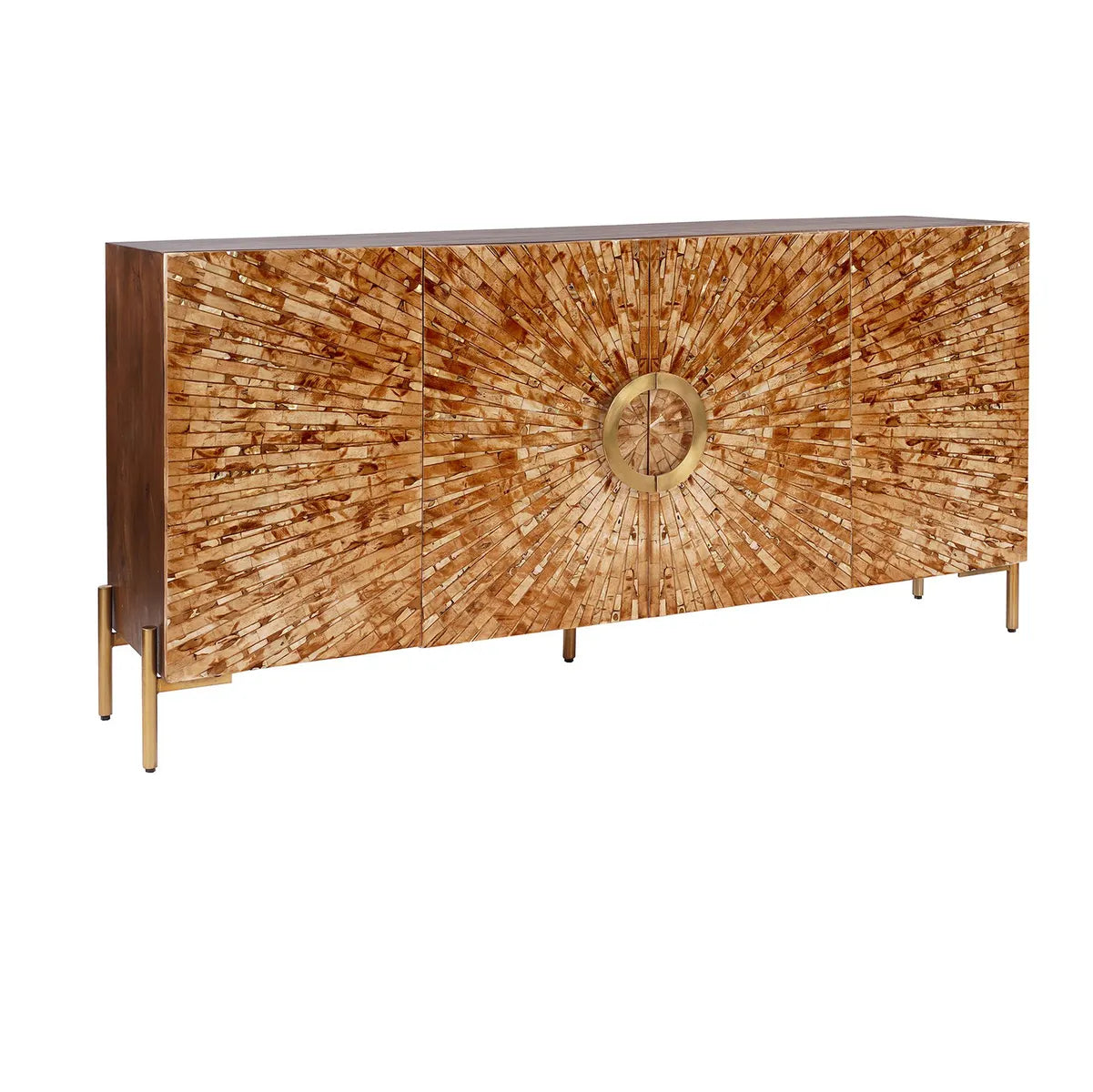 Bone Artifact Inlaid Sideboard - OL