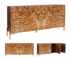 Bone Artifact Inlaid Sideboard - OL