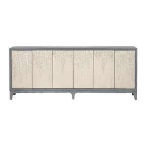 Mosaic Floral Six Door Sideboard - OL