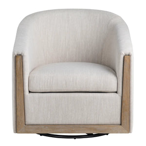 Benson Upholstered Swivel Accent Chair - OL