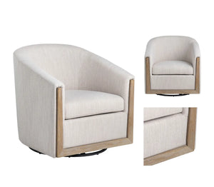 Benson Upholstered Swivel Accent Chair - OL