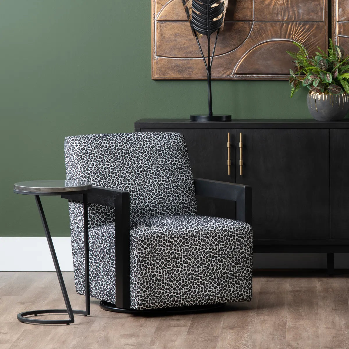 Tanzania Migration Swivel Accent Chair - OL