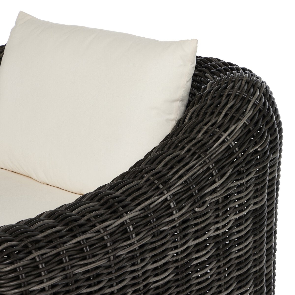 Messina Outdoor Chaise Lounge Venao Ivory Chunky Charcoal OL