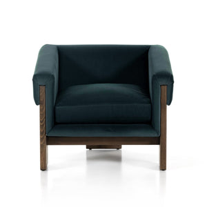 Cairo Chair Modern Velvet Smoke OL