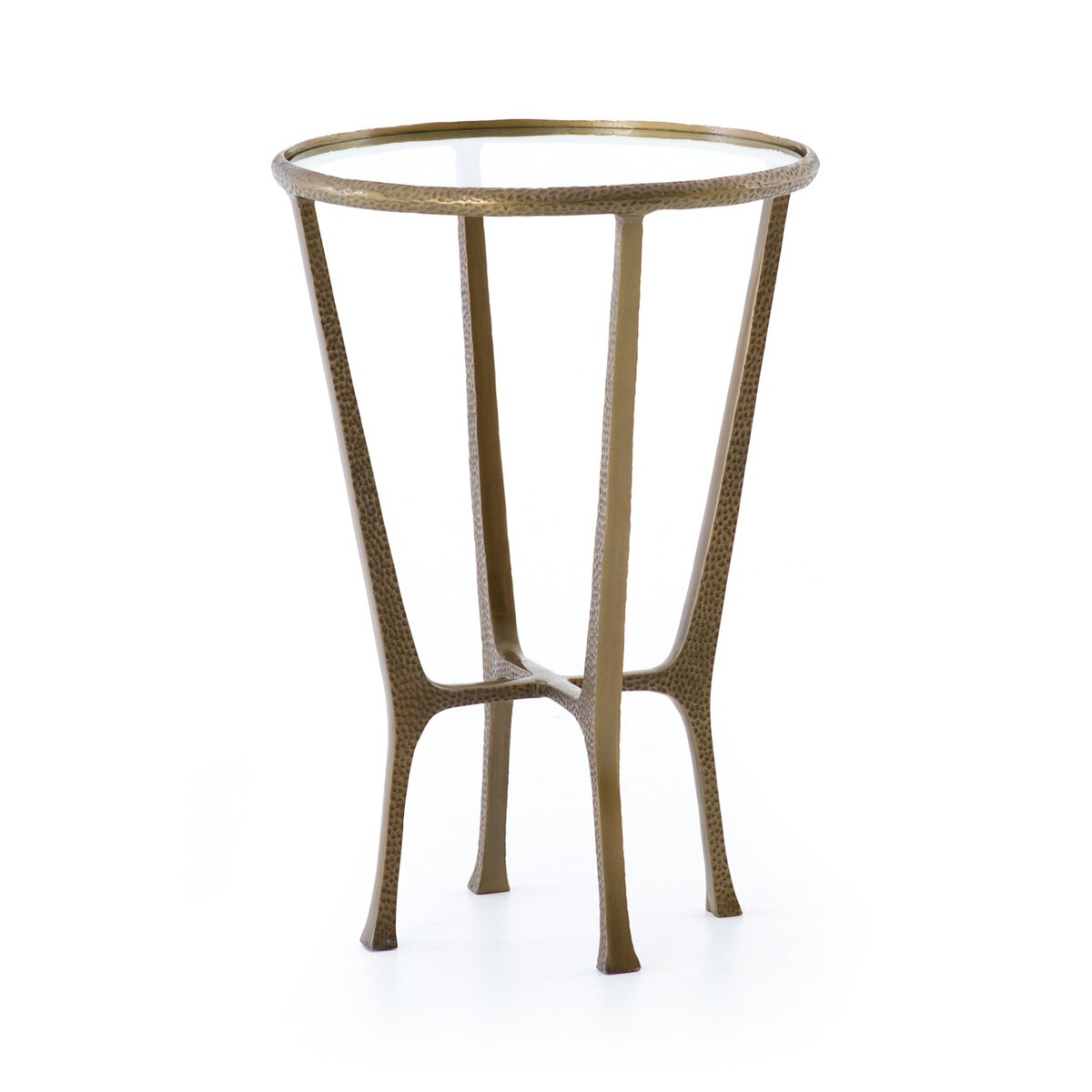 Creighton End Table Aged Brass OL