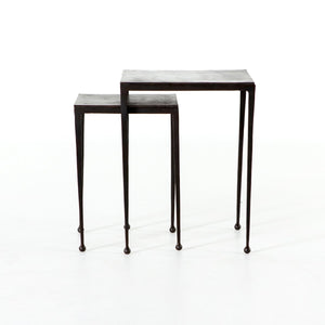 Dalston Nesting End Table Set Antique Rust OL