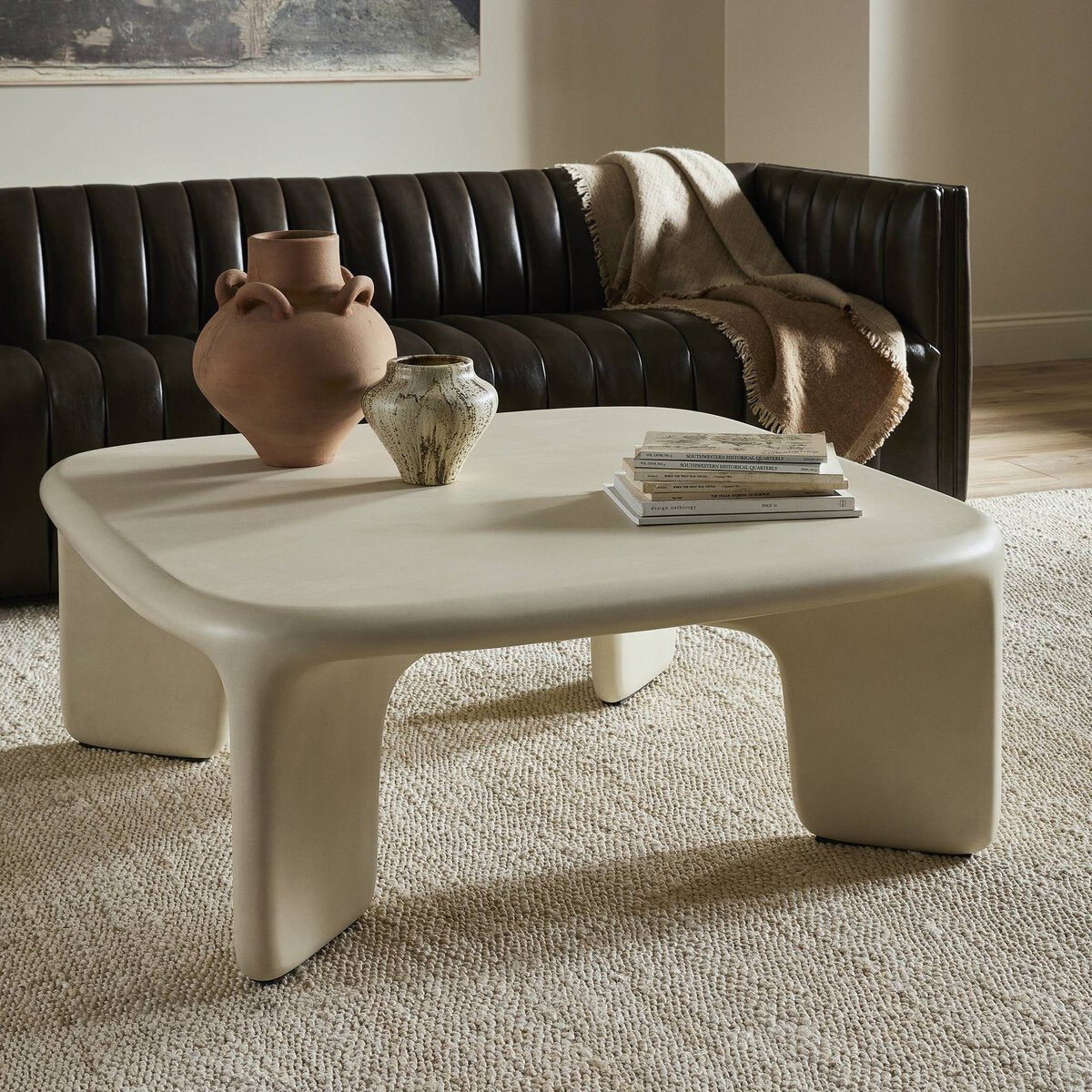 Dante Coffee Table White Concrete OL