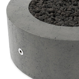 Damian Outdoor Fire Table Pewter Concrete OL