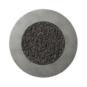 Damian Outdoor Fire Table Pewter Concrete OL
