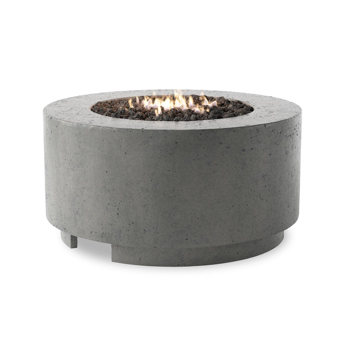 Damian Outdoor Fire Table Pewter Concrete OL