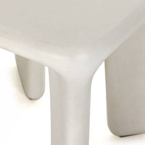 Dante End Table White Concrete OL