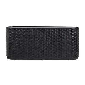 Deborah Four Door Sideboard - Black OL