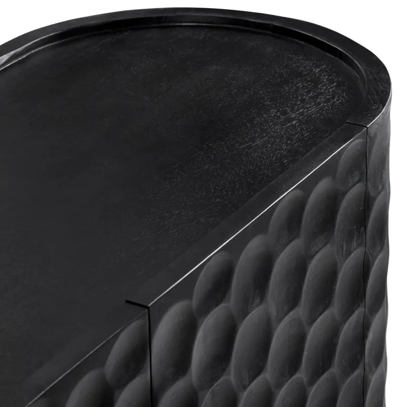 Deborah Four Door Sideboard - Black OL