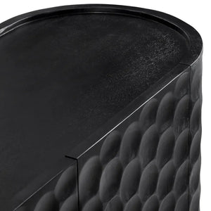 Deborah Four Door Sideboard - Black OL