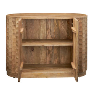 Deborah Two-Door Natural Cabinet OL