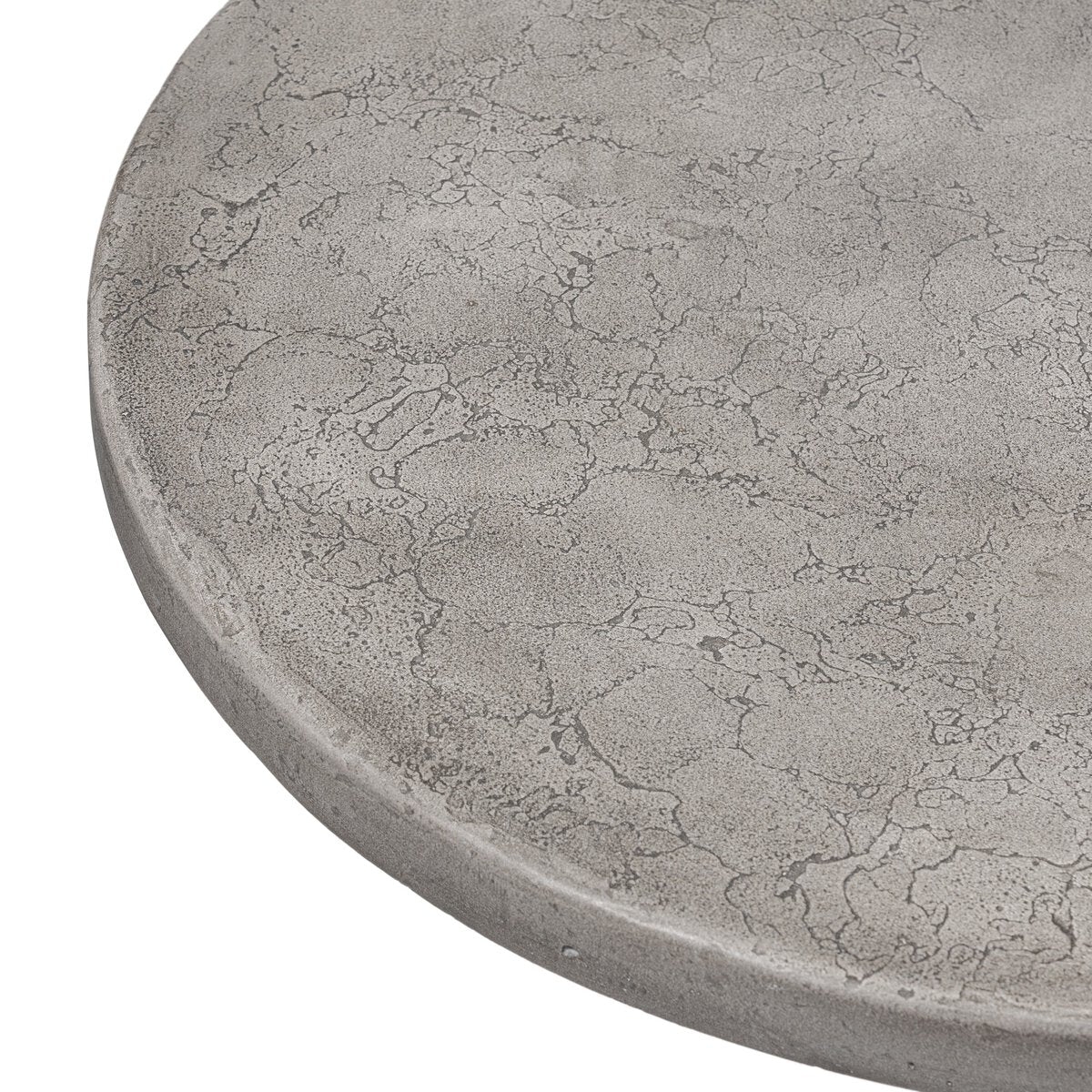 Emens Outdoor End Table Aged Smoke Concrete OL