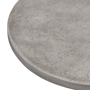 Emens Outdoor End Table Aged Smoke Concrete OL