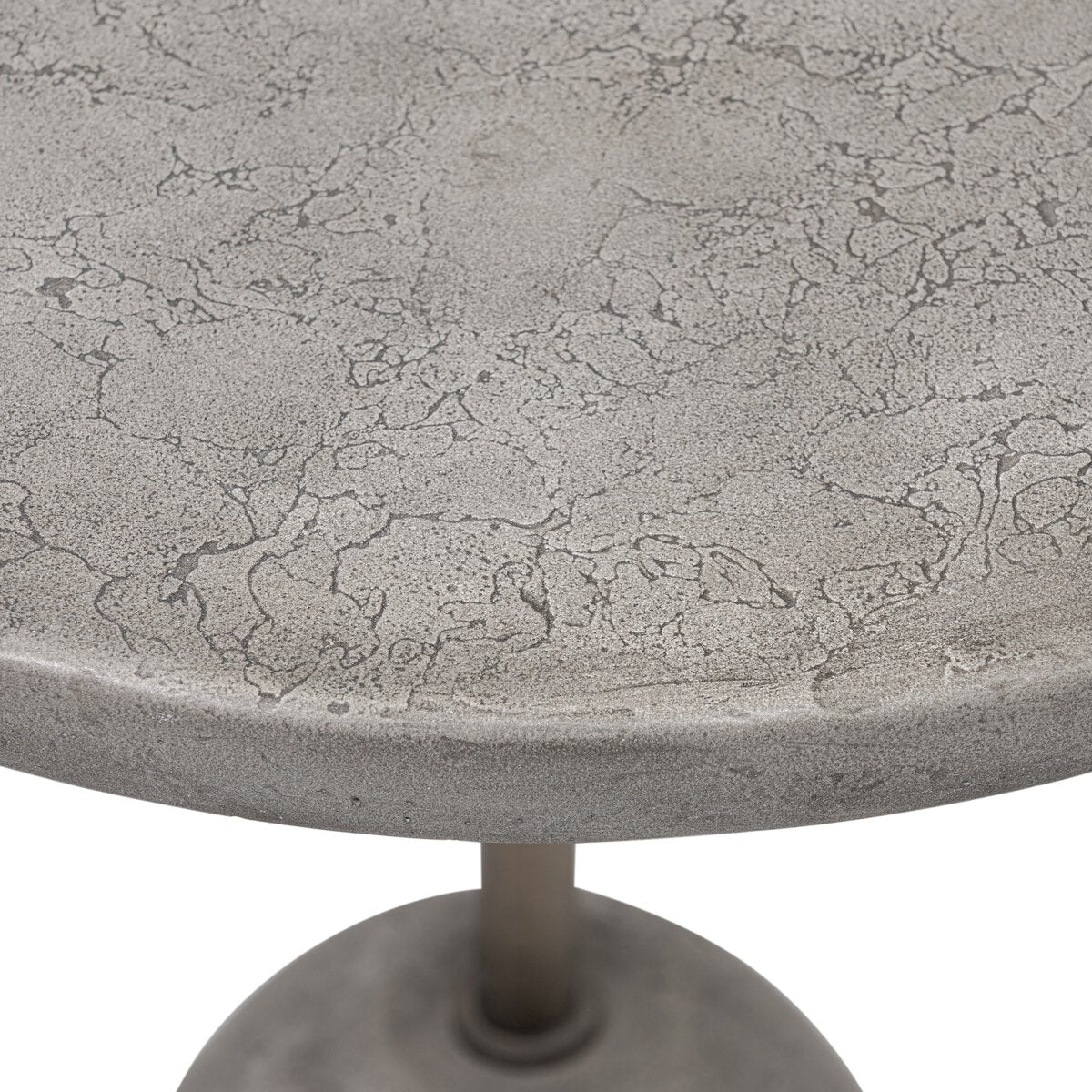 Emens Outdoor End Table Aged Smoke Concrete OL