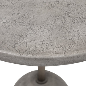 Emens Outdoor End Table Aged Smoke Concrete OL