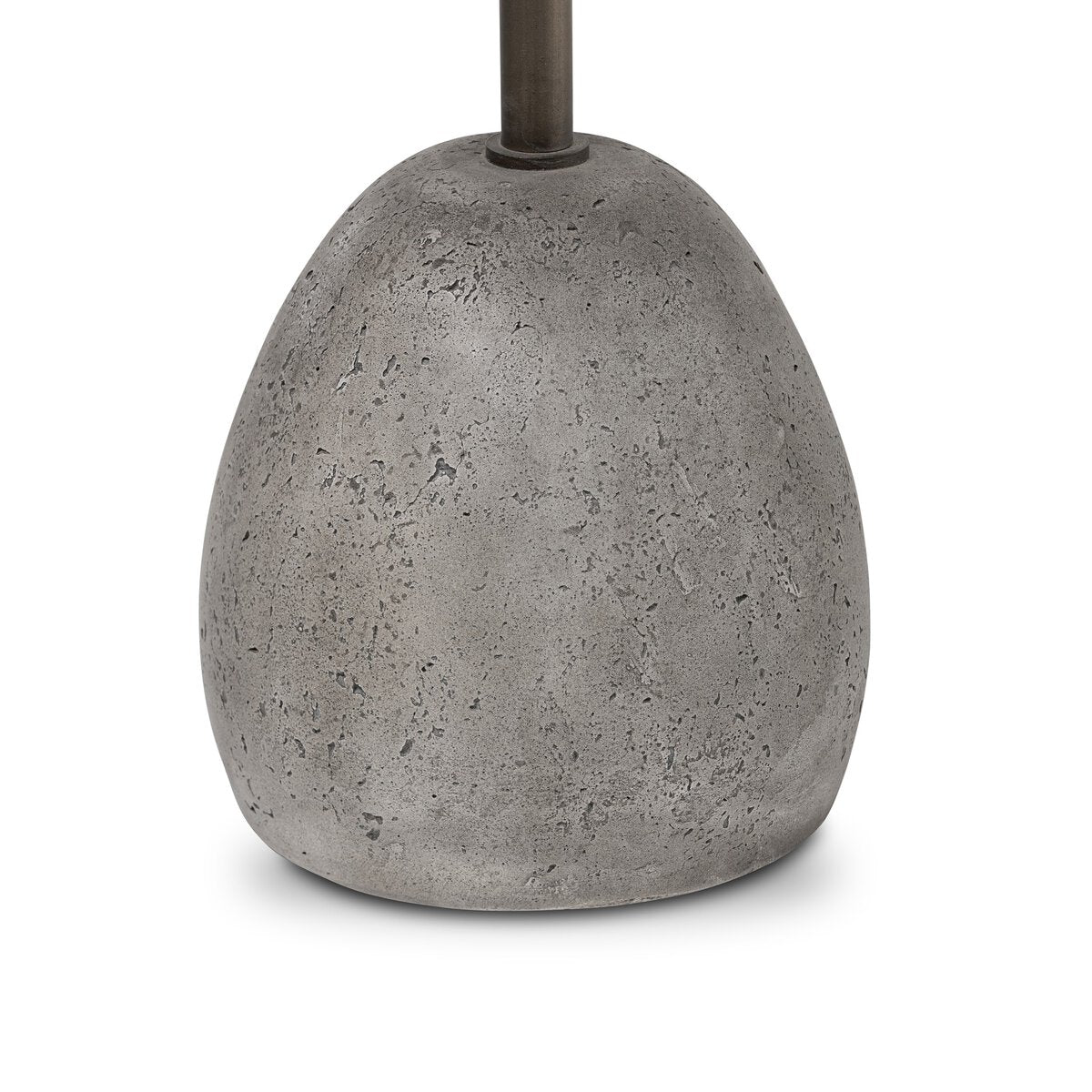 Emens Outdoor End Table Aged Smoke Concrete OL
