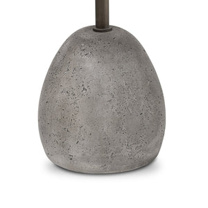 Emens Outdoor End Table Aged Smoke Concrete OL