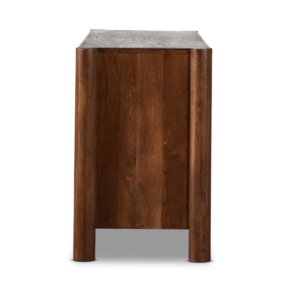 Ezri 6 Drawer Dresser Carved Cocoa Oak OL
