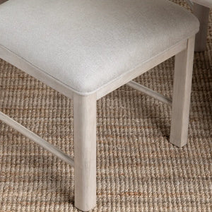 Ellis Cream Upholstered Dining Chairs - Pair - OL