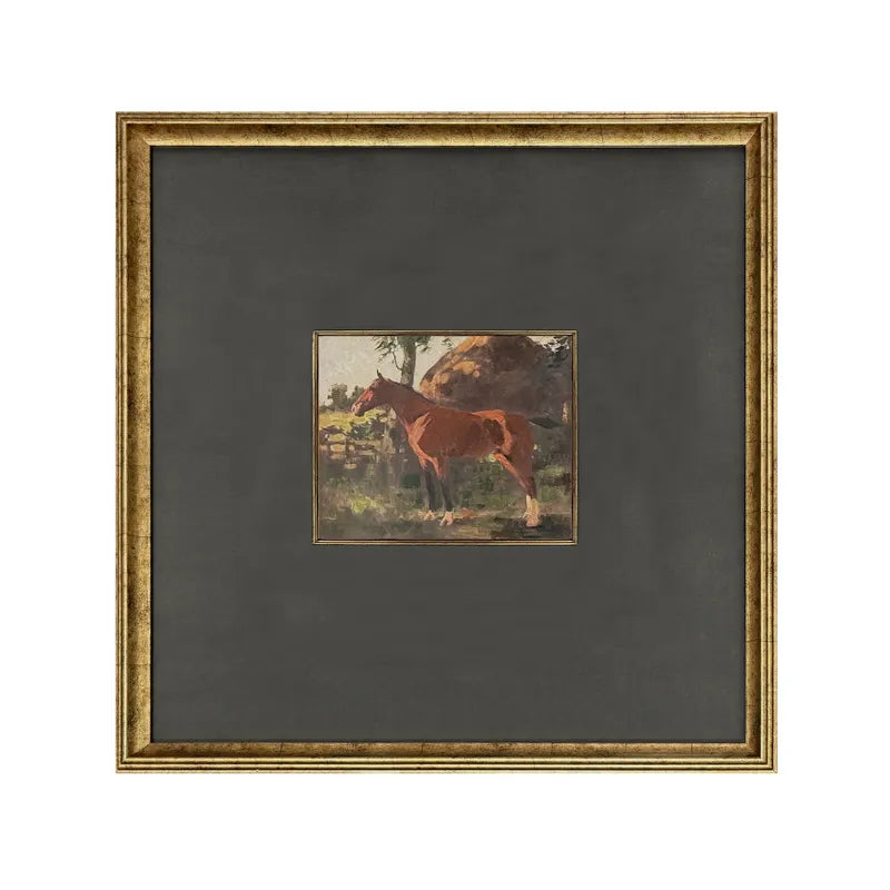 The Equestrian Study Framed Art - OL