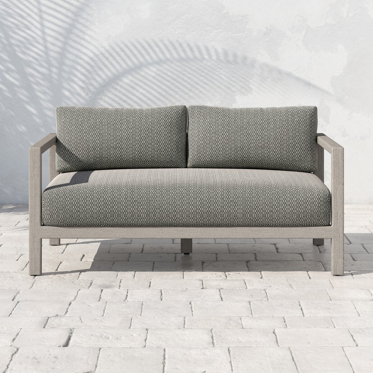 Sonoma Outdoor Loveseat - Weathered Grey Faye Ash OL