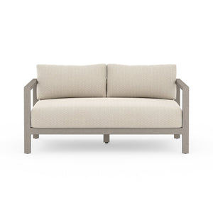Sonoma Outdoor Loveseat - Weathered Grey Faye Sand OL