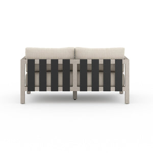 Sonoma Outdoor Loveseat - Weathered Grey Faye Sand OL
