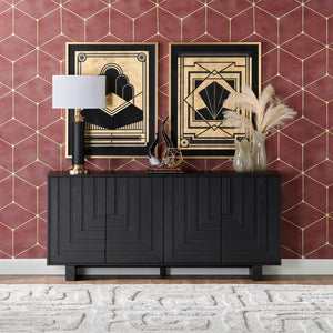 Gatsby Deco Framed Wall Art – Set of 2 - OL