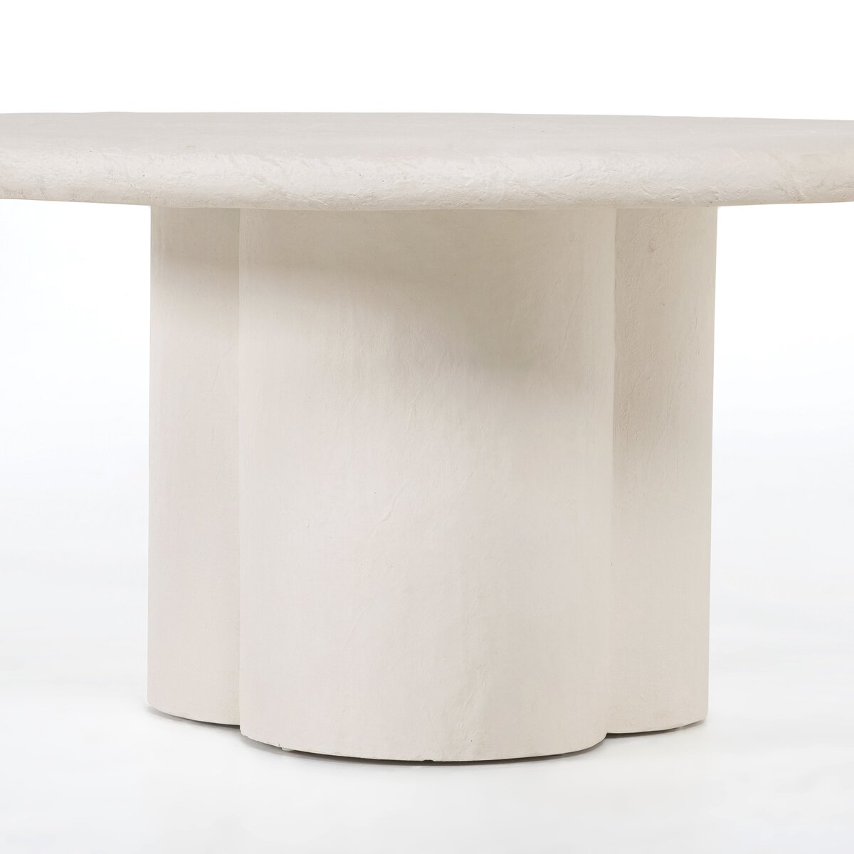 Grano Dining Table Plaster Molded Concrete OL