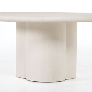 Grano Dining Table Plaster Molded Concrete OL