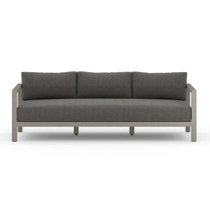Sonoma Outdoor Sofa, Weathered Grey Venao Charcoal OL