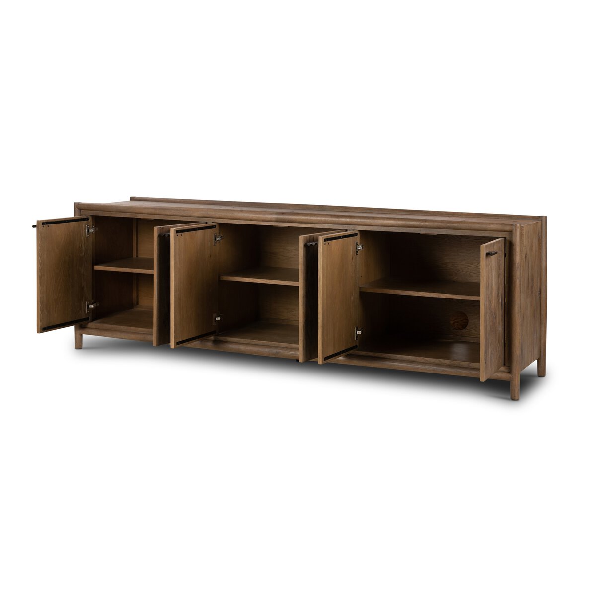 Glenview 6 Door Sideboard Weathered Oak Veneer OL