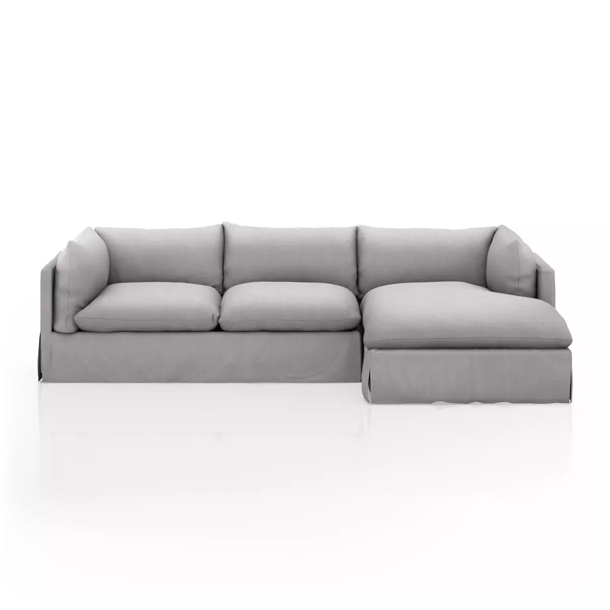 Habitat 2PC RAF Slipcover Sectional - Vesuvio Dove