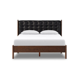 Halston Queen Bed Heirloom Black OL