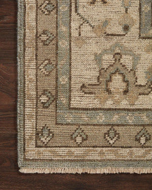 Heirloom Collection Loloi Aqua/Stone Rug