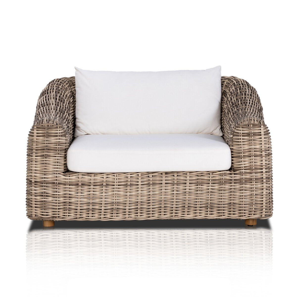 Messina Outdoor Chair Venao Ivory Chunky Sand Woven OL