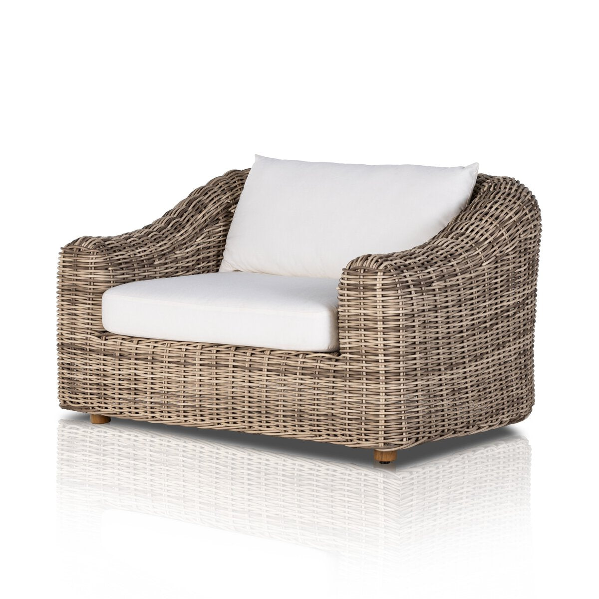 Messina Outdoor Chair Venao Ivory Chunky Sand Woven OL