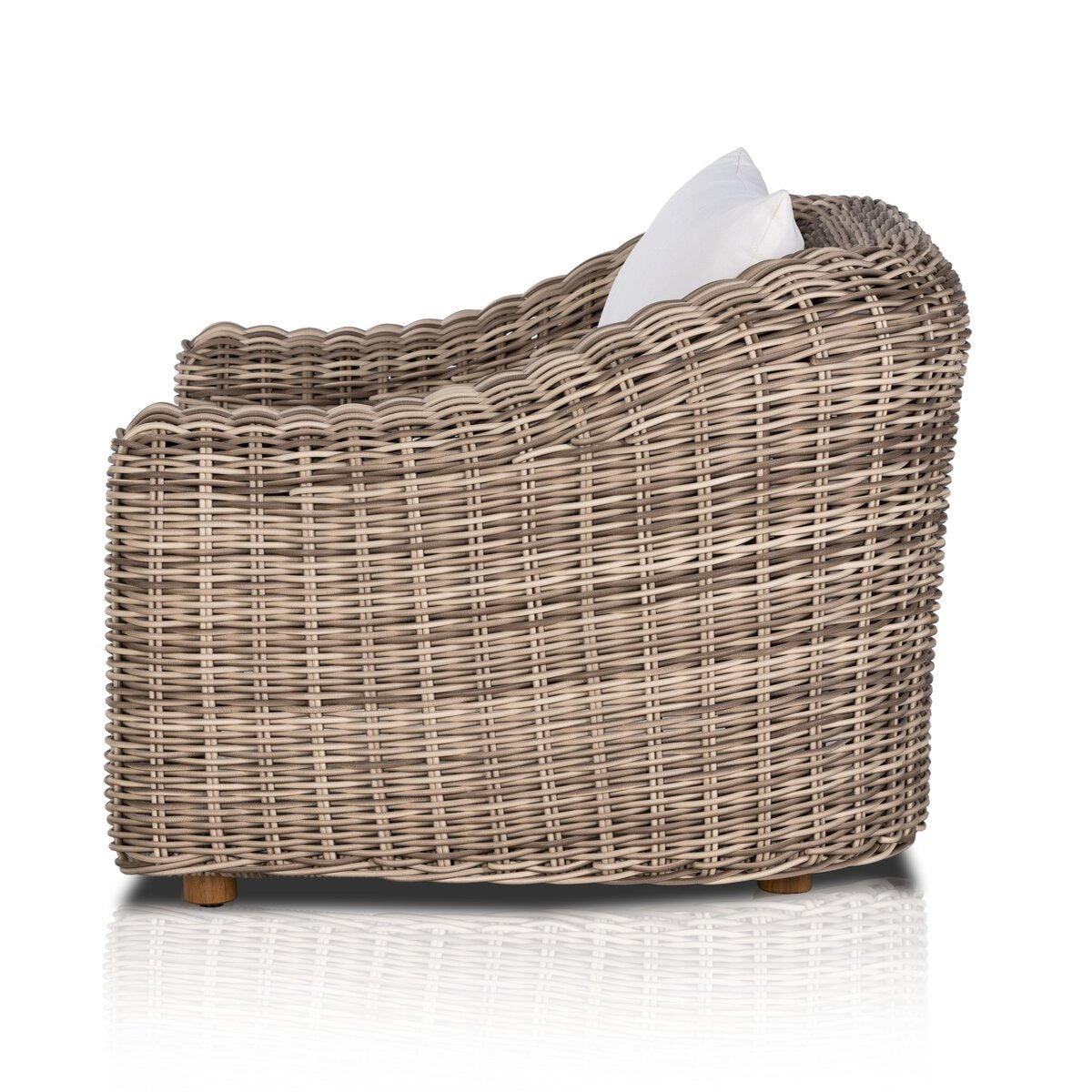 Messina Outdoor Chair Venao Ivory Chunky Sand Woven OL