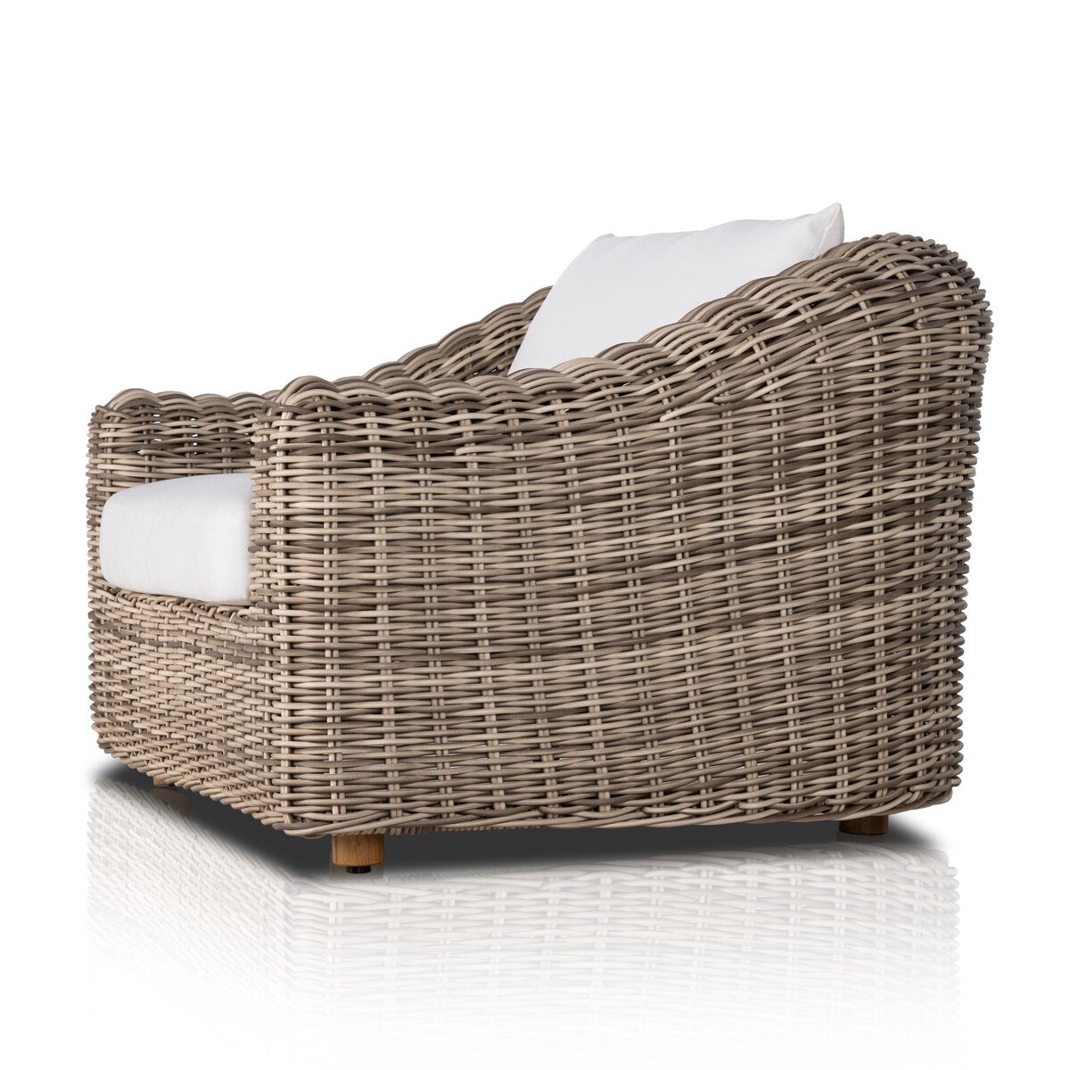 Messina Outdoor Chair Venao Ivory Chunky Sand Woven OL