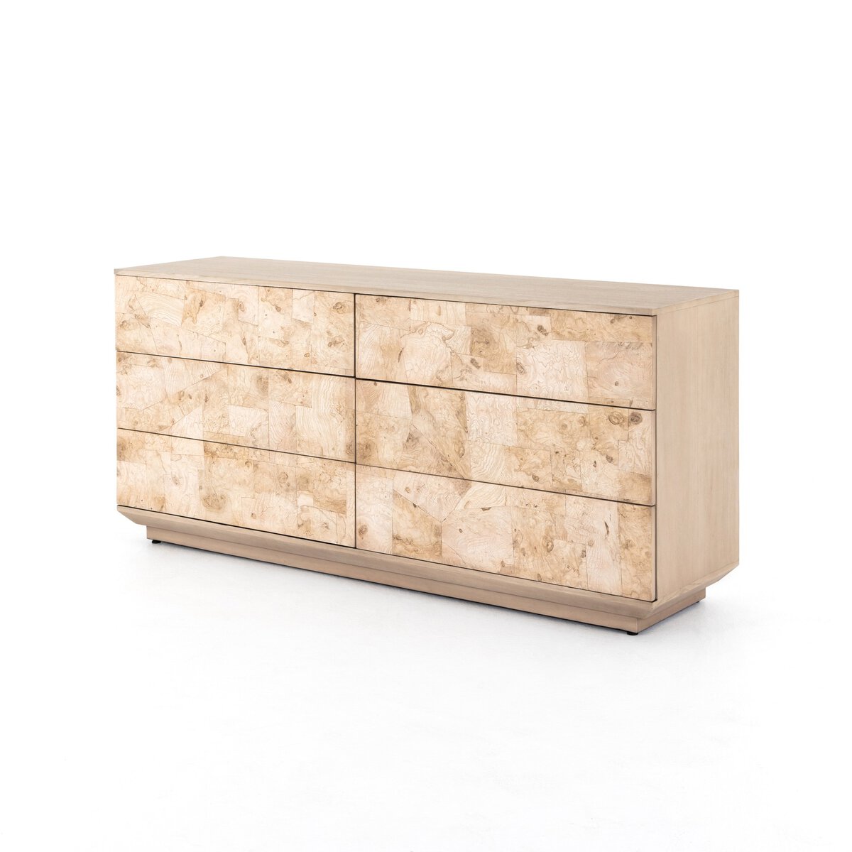 Journey 6 Drawer Dresser Bleached Burl OL