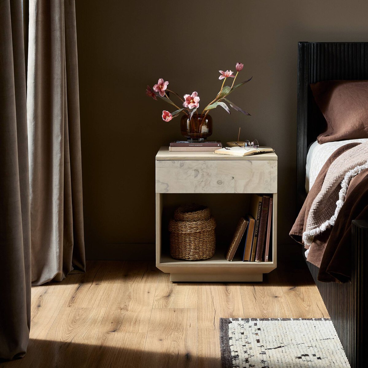 Journey Nightstand White Mahogany OL