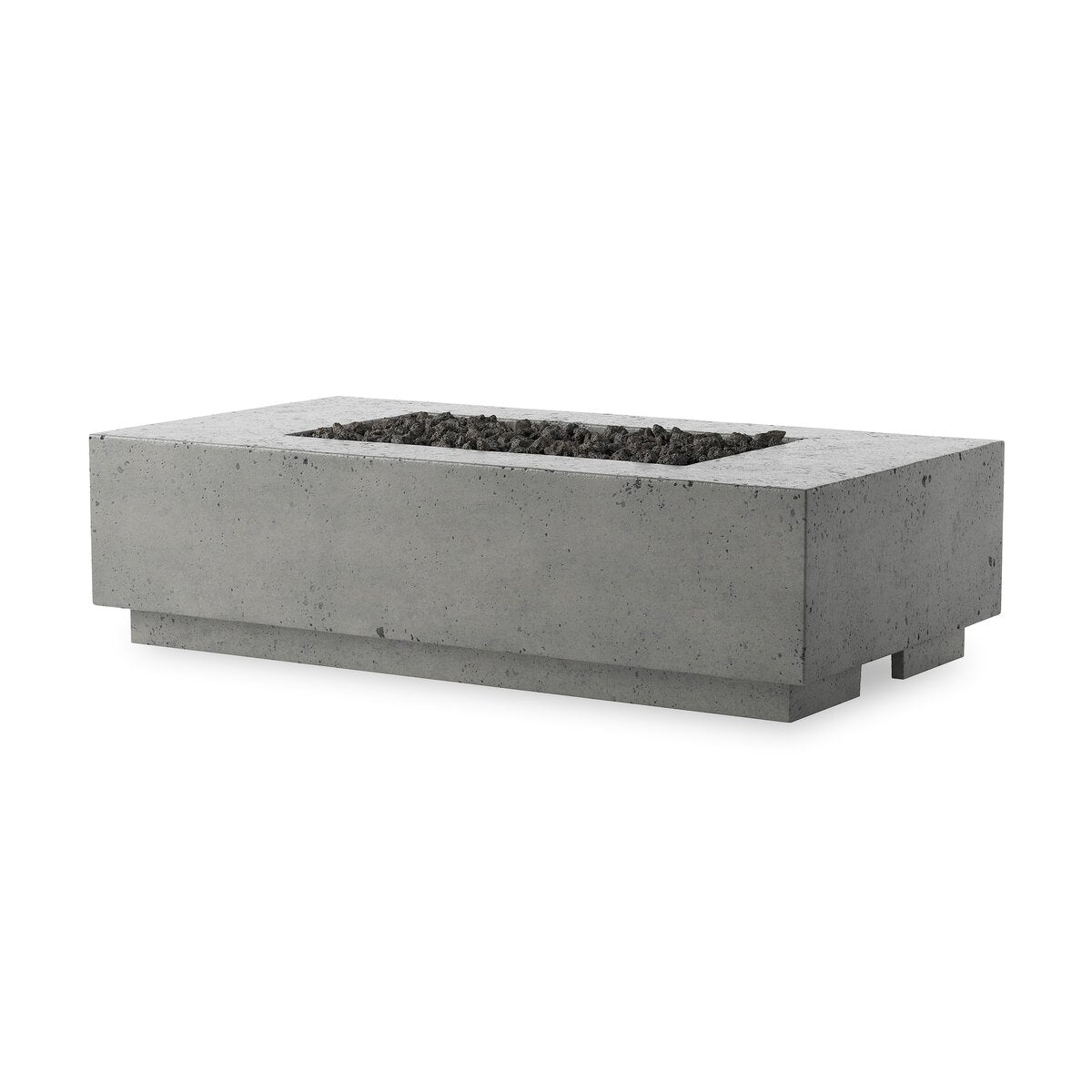 Kenton Outdoor Fire Table Pewter Concrete OL